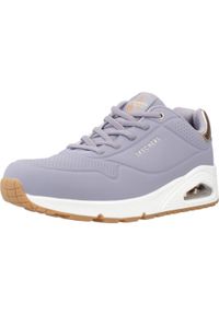 skechers - Buty SKECHERS SHIMMER AWAY Fioletowy. Kolor: fioletowy. Materiał: syntetyk, materiał. Szerokość cholewki: normalna. Model: Skechers Sport. Sport: turystyka piesza #1