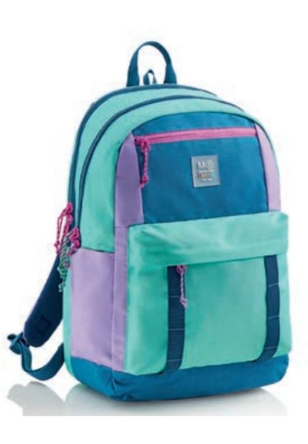 Plecak turystyczny MIQUELRIUS Miquelrius Rucksack Triple Amsterdam Recyklingowy 28l 3 przegródkach fioletowy. Kolor: fioletowy