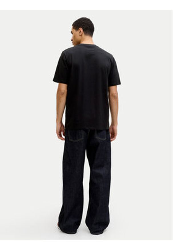 Jack & Jones T-Shirt Honolulu 12288088 Czarny Regular Fit. Kolor: czarny. Materiał: bawełna