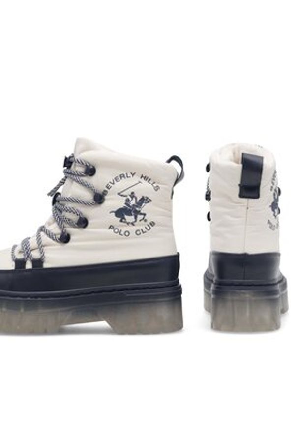 Beverly Hills Polo Club Trapery WS12888-01 Biały. Kolor: biały. Materiał: materiał