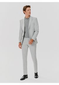 Pako Lorente - PAKO LORENTE – Spodnie garniturowe w kolorze jasnoszarym. Kolor: szary. Materiał: poliester, wiskoza, elastan. Styl: elegancki #3