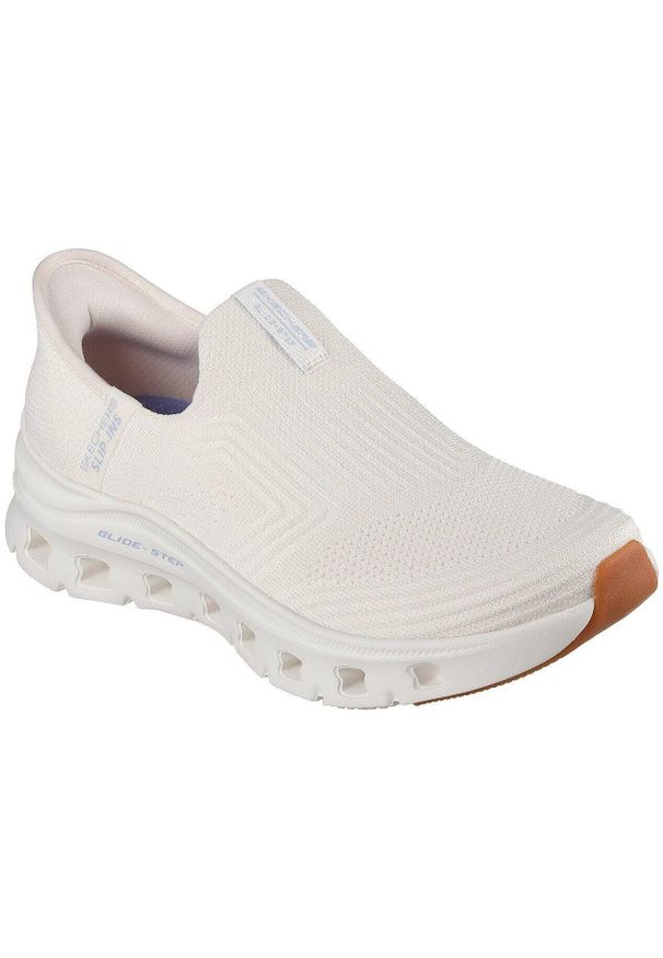 skechers - Adidasy Skechers Glide-step Pro-every, Kobiety. Kolor: biały. Materiał: materiał