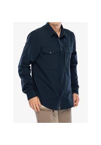 Fjällräven - Koszula podróżnicza męska Fjallraven Abisko Trekking Shirt. Okazja: na co dzień. Kolor: niebieski. Styl: casual