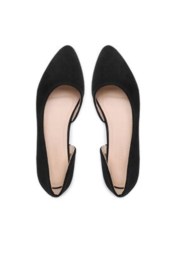 Jenny Fairy Baleriny WS2108-08 Czarny. Kolor: czarny. Materiał: materiał