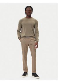 BOSS Chinosy P-Kaiton1 50543945 Beżowy Slim Fit. Kolor: beżowy. Materiał: bawełna
