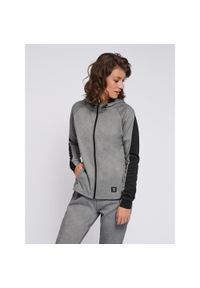 Bluza z kapturem i zamkiem błyskawicznym Hummel hmlessi. Typ kołnierza: kaptur. Kolor: szary. Sport: fitness #1