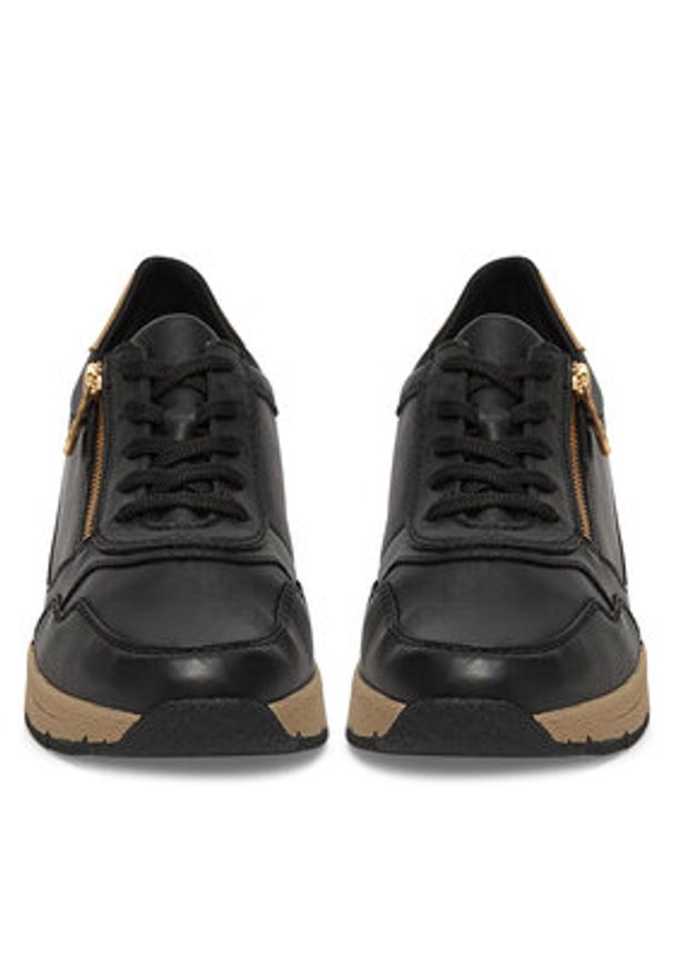 Rieker Sneakersy N9301-00 Czarny. Kolor: czarny. Materiał: skóra