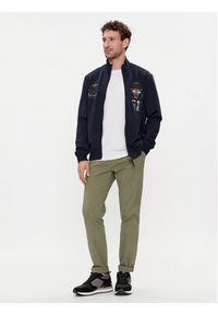 Aeronautica Militare Bluza 241FE1881F501 Granatowy Regular Fit. Kolor: niebieski. Materiał: bawełna