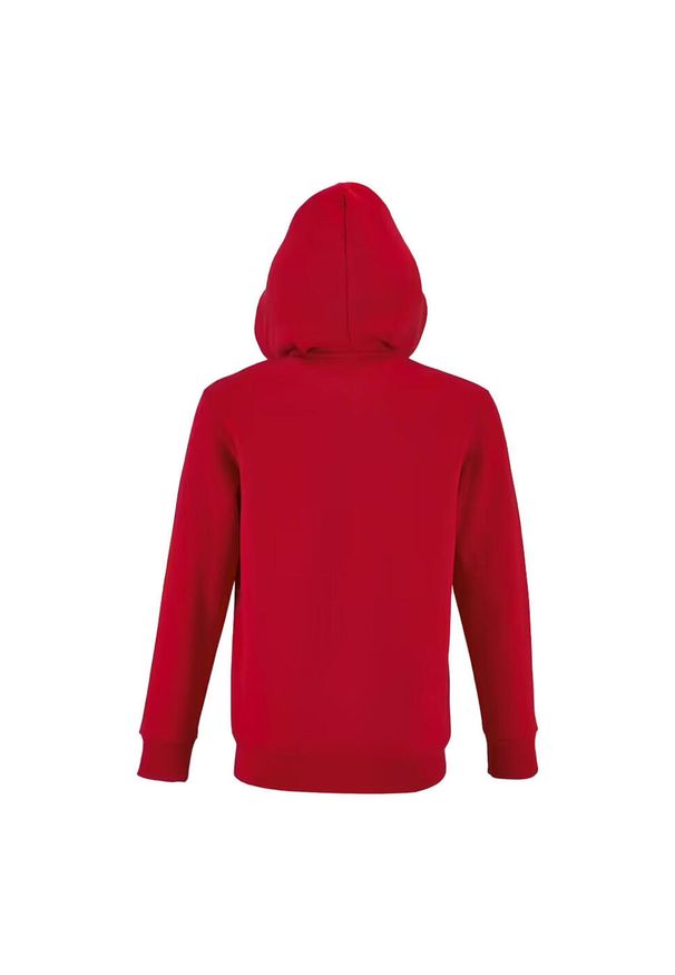 SOL'S - Bluza Dziecięca Stone Z Pełnym Zamkiem Błyskawicznym. Kolor: czerwony