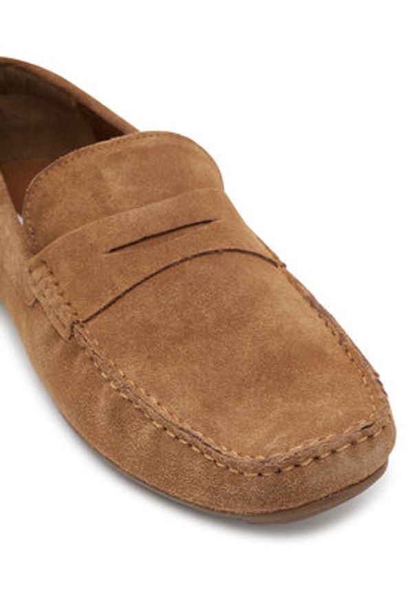 Jack & Jones - Jack&Jones Mokasyny Jfwjensen 12203636 Brązowy. Kolor: brązowy. Materiał: zamsz, skóra