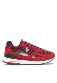 Sneakersy U.S. Polo Assn.. Kolor: czerwony