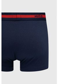 Hugo - HUGO bokserki (2- pack) męskie kolor granatowy. Kolor: niebieski