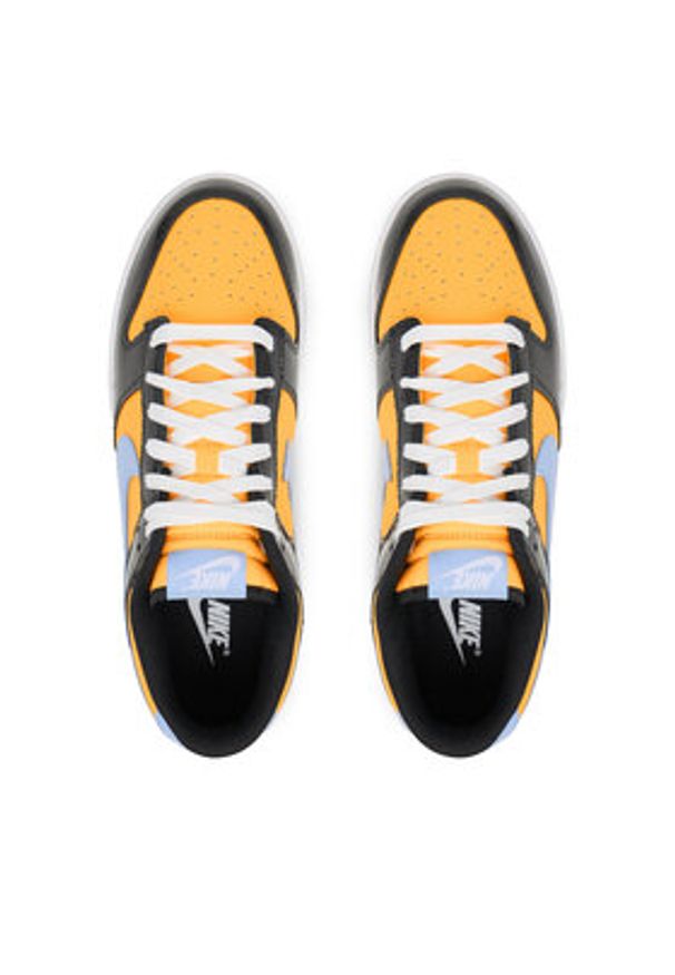 Nike Sneakersy Dunk Low Retro SE IB6400 001 Żółty. Kolor: żółty. Materiał: skóra