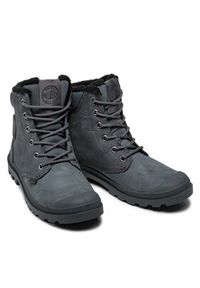 Palladium Trapery Pampa Sport Cuff Wps 72992-063-M Szary. Kolor: szary. Materiał: skóra, nubuk. Styl: sportowy #3