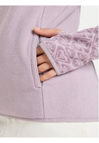 Roxy Polar Sayna Half Zip ERJFT04831 Fioletowy Regular Fit. Kolor: fioletowy. Materiał: syntetyk #3