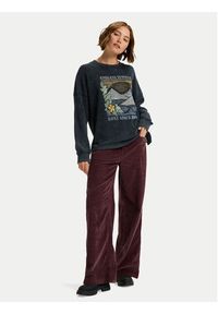 Roxy Bluza Eastside Midweight ERJKT04322 Czarny Regular Fit. Kolor: czarny. Materiał: syntetyk, bawełna #4