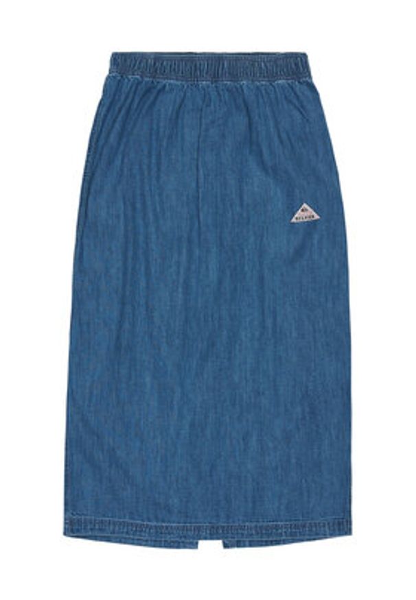 Quiksilver Spódnica jeansowa Yukon EQWWK03028 Granatowy Regular Fit. Kolor: niebieski. Materiał: bawełna