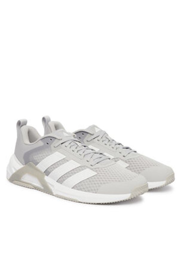 Adidas - adidas Buty na siłownię Dropset Control JR9291 Szary. Kolor: szary. Materiał: materiał. Sport: fitness