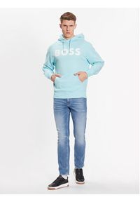 BOSS - Boss Bluza 50487134 Błękitny Regular Fit. Kolor: niebieski