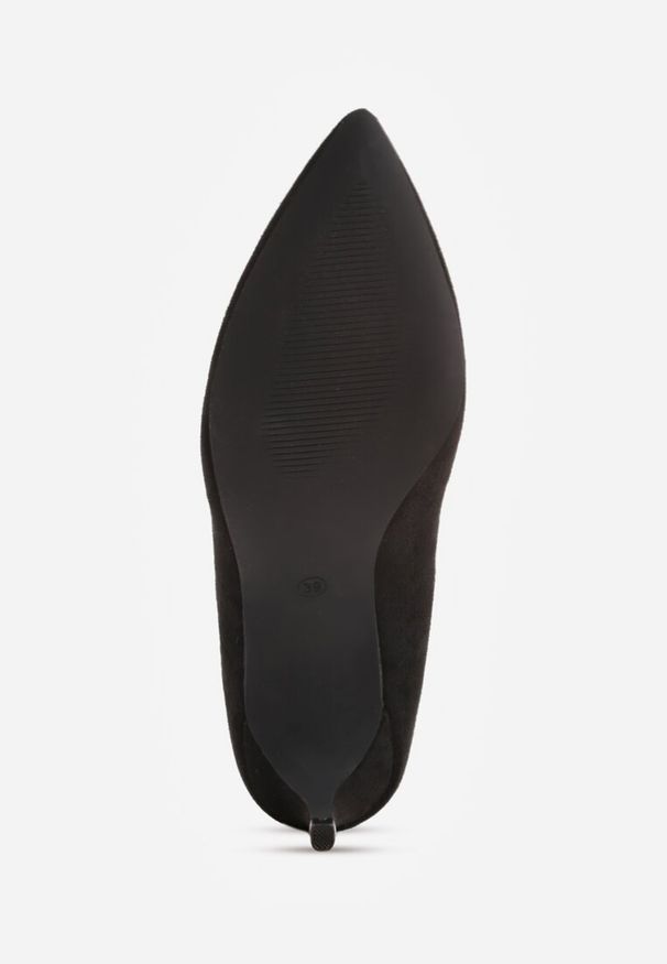 Renee - Czarne Czółenka na Szpilce w Klasycznym Stylu Savora. Okazja: na spotkanie biznesowe. Nosek buta: szpiczasty. Kolor: czarny. Obcas: na szpilce. Styl: klasyczny. Wysokość obcasa: średni