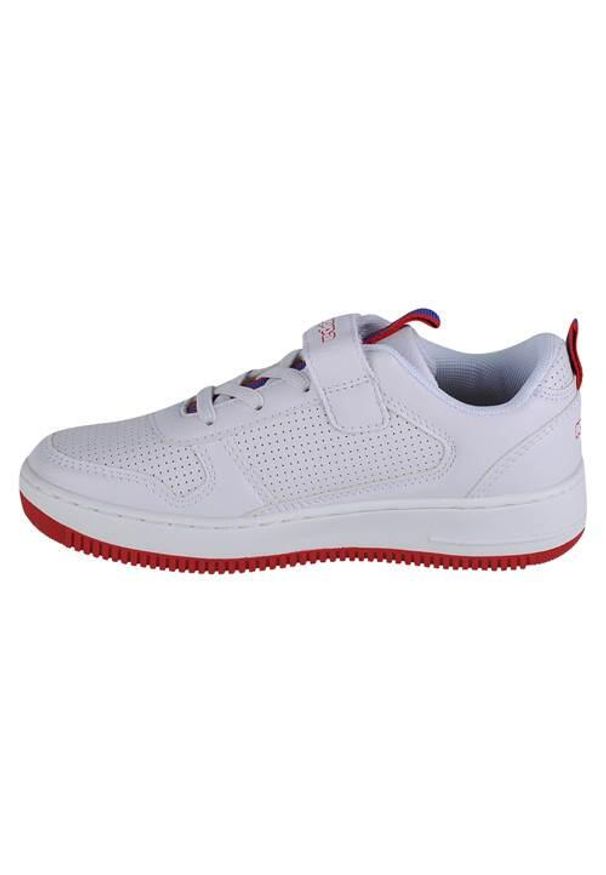 Buty do chodzenia dla dzieci Kappa Fogo K. Zapięcie: rzepy. Kolor: biały. Materiał: guma, syntetyk, tkanina, materiał. Szerokość cholewki: normalna. Sport: turystyka piesza