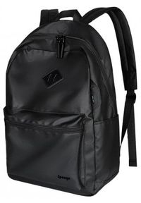 MiniMu - Sponge Street kuprinė, 15,4" su USB jungtimi, juoda. Styl: street #1