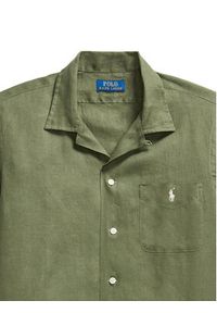 Polo Ralph Lauren Koszula 710966421501 Zielony Regular Fit. Typ kołnierza: polo. Kolor: zielony. Materiał: len #3