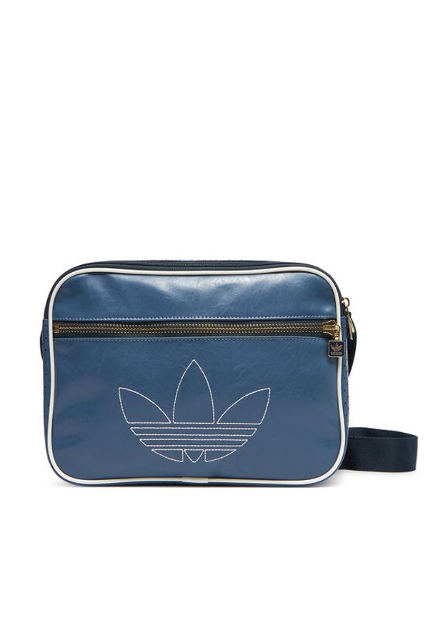 Adidas - adidas Torebka Airliner JC8302 Niebieski. Kolor: niebieski. Materiał: skórzane