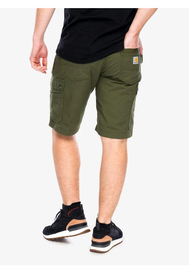 Krótkie spodenki męskie Carhartt Ripstop Cargo Work Short. Kolor: zielony. Długość: krótkie
