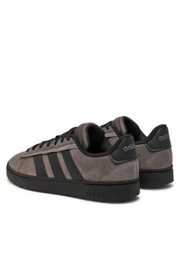 Adidas - adidas Sneakersy Grand Court Alpha JP7632 Szary. Kolor: szary. Materiał: zamsz, skóra