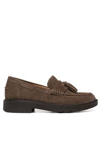 Loafersy Geox. Kolor: brązowy #1
