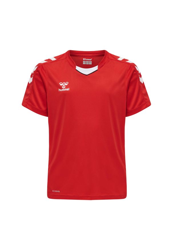 Koszulka sportowa z krótkim rękawem dziecięca Hummel Core XK Kids Poly Jersey S/. Kolor: czerwony, różowy, wielokolorowy. Materiał: jersey. Długość rękawa: krótki rękaw. Długość: krótkie. Sport: fitness