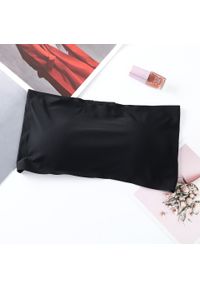 Intica - Top usztywniany bez ramiączek do codziennych i eleganckich stylizacji Snezha. Kolor: czarny. Materiał: tkanina #1