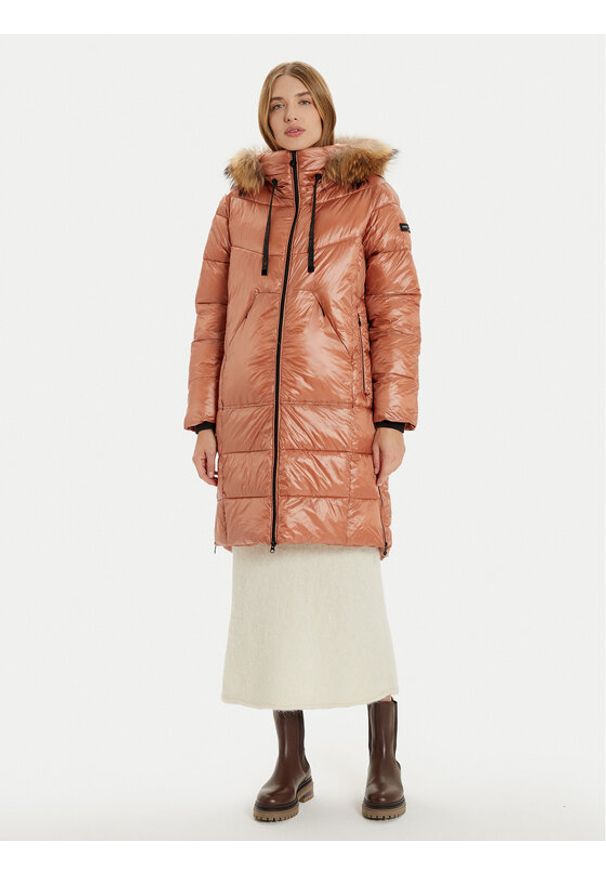 Frieda & Freddies Kurtka zimowa 3847C Miedziany Regular Fit. Kolor: brązowy. Materiał: syntetyk. Sezon: zima