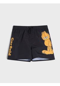 Sinsay - Szorty kąpielowe Garfield - czarny. Kolor: czarny #1
