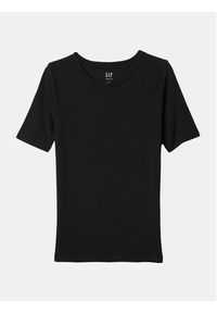 GAP - Gap T-Shirt 540635-01 Czarny Slim Fit. Kolor: czarny. Materiał: bawełna #3