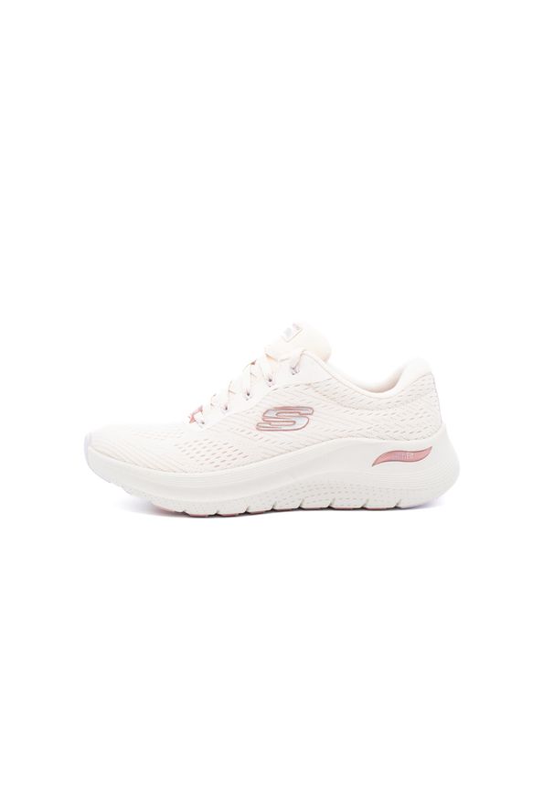 skechers - Buty do chodzenia damskie Skechers Arch Fit 2.0 Big League. Kolor: beżowy. Model: Skechers Sport. Sport: turystyka piesza