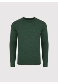 Pako Lorente - PAKO LORENTE – Zielony sweter męski z wełną. Okazja: na co dzień. Kolor: zielony. Materiał: wełna. Sezon: jesień. Styl: casual #8