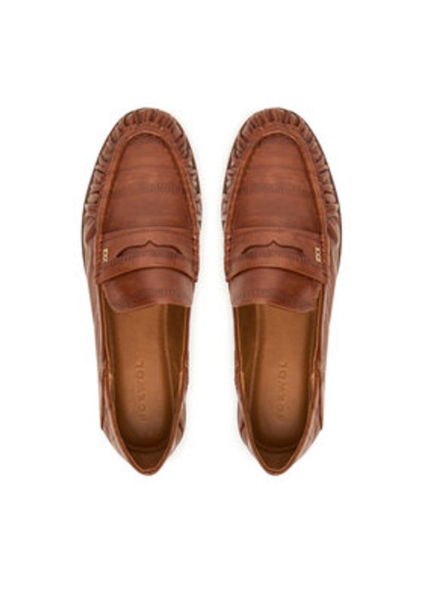 Nokwol Mokasyny Mica Brązowy. Kolor: brązowy. Materiał: skóra