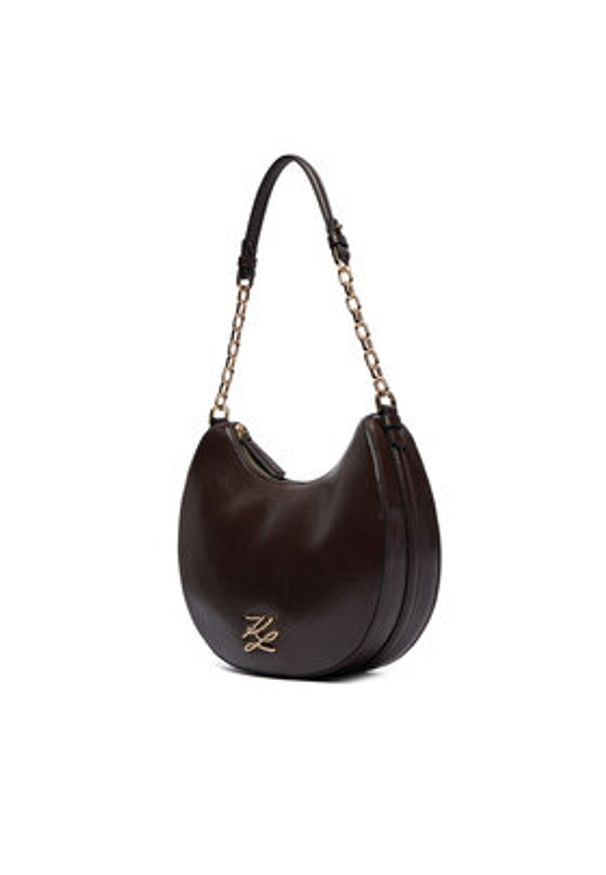 Karl Lagerfeld - KARL LAGERFELD Torebka A4W30104 Brązowy. Kolor: brązowy. Materiał: skórzane