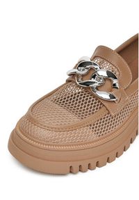 DeeZee Loafersy 60062D-2 Brązowy. Kolor: brązowy. Materiał: materiał #5