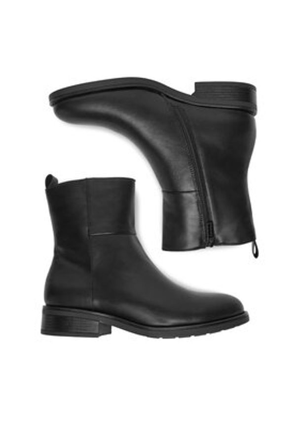 Clara Barson Botki CEO-WS6371-03 Czarny. Kolor: czarny. Materiał: materiał, skóra