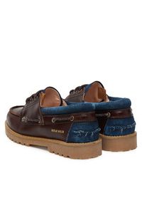 Replay - REPLAY Półbuty GWLA7.000.C0001L Brązowy. Kolor: brązowy. Materiał: skóra #6