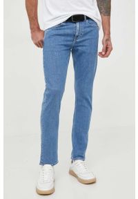Calvin Klein Jeans jeansy męskie kolor niebieski. Kolor: niebieski #1