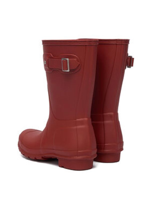 Hunter Kalosze Original Short WFS1000RMA Czerwony. Kolor: czerwony. Materiał: kauczuk