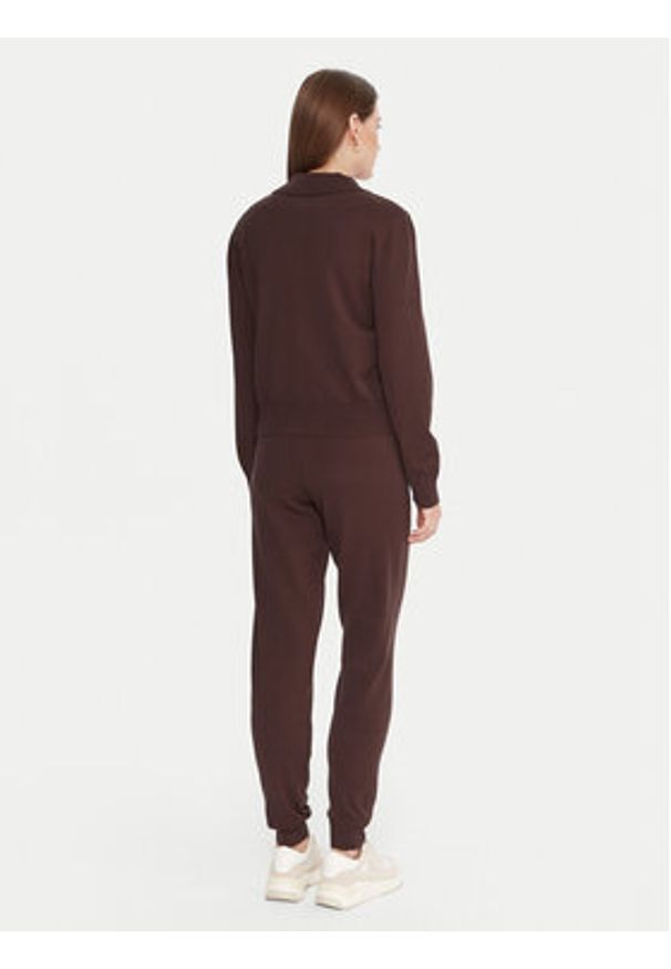 Liu Jo Sport Dres TF5249 MS63L Brązowy Regular Fit. Kolor: brązowy. Materiał: syntetyk