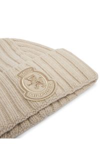 TOMMY HILFIGER - Tommy Hilfiger Czapka Th Crest Fluffy AW0AW18210 Écru. Materiał: wełna #6