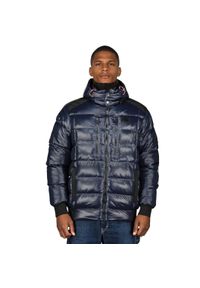 Kurtka męska Geographical Norway BAPTISTE, granatowa, ocieplana.. Kolor: niebieski. Materiał: poliester, materiał, syntetyk. Sport: turystyka piesza #1