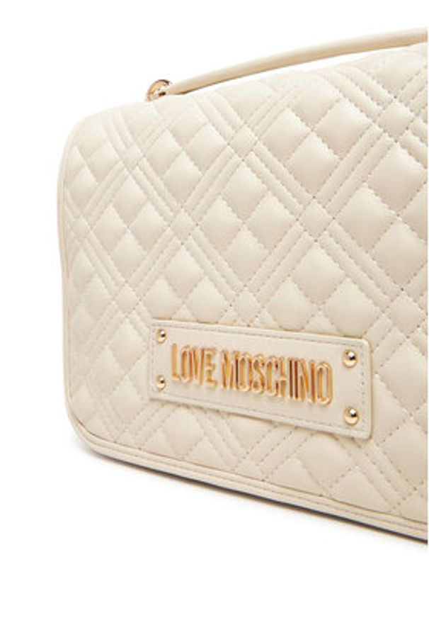 Love Moschino - LOVE MOSCHINO Torebka JC4000PP1NLA0110 Beżowy. Kolor: beżowy. Materiał: skórzane