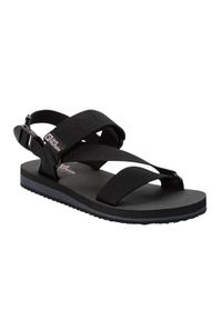 Sandały turystyczne damskie Jack Wolfskin Urban Entdeckung Belt. Kolor: czarny. Sport: turystyka piesza